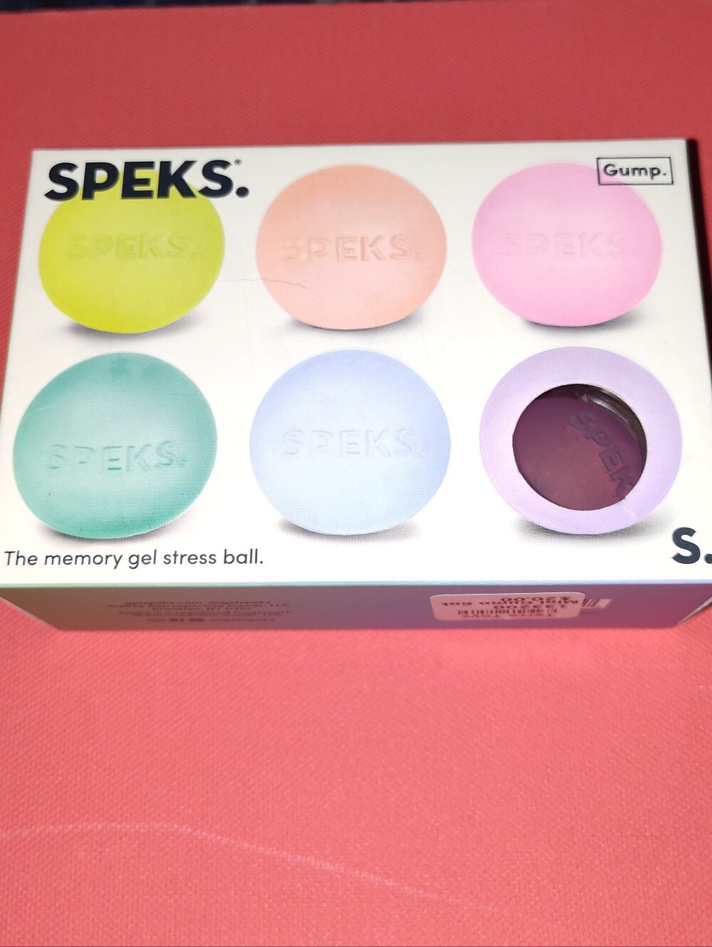 🔥 Authentic SPEKS Memory Gel Stress Balls- Multi-Color Set- 6 Pack